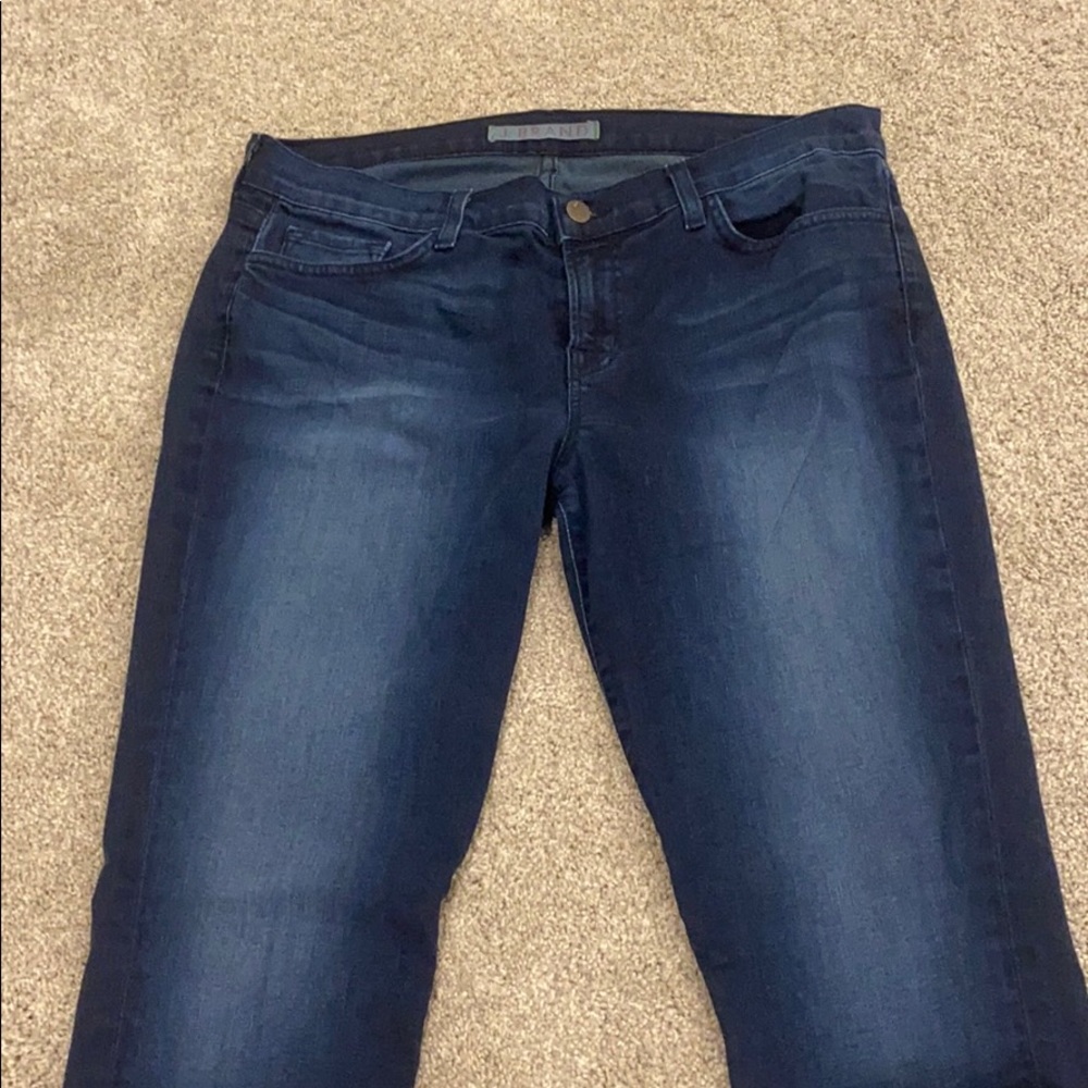 J Brand Deep Blue Skinny Jeans